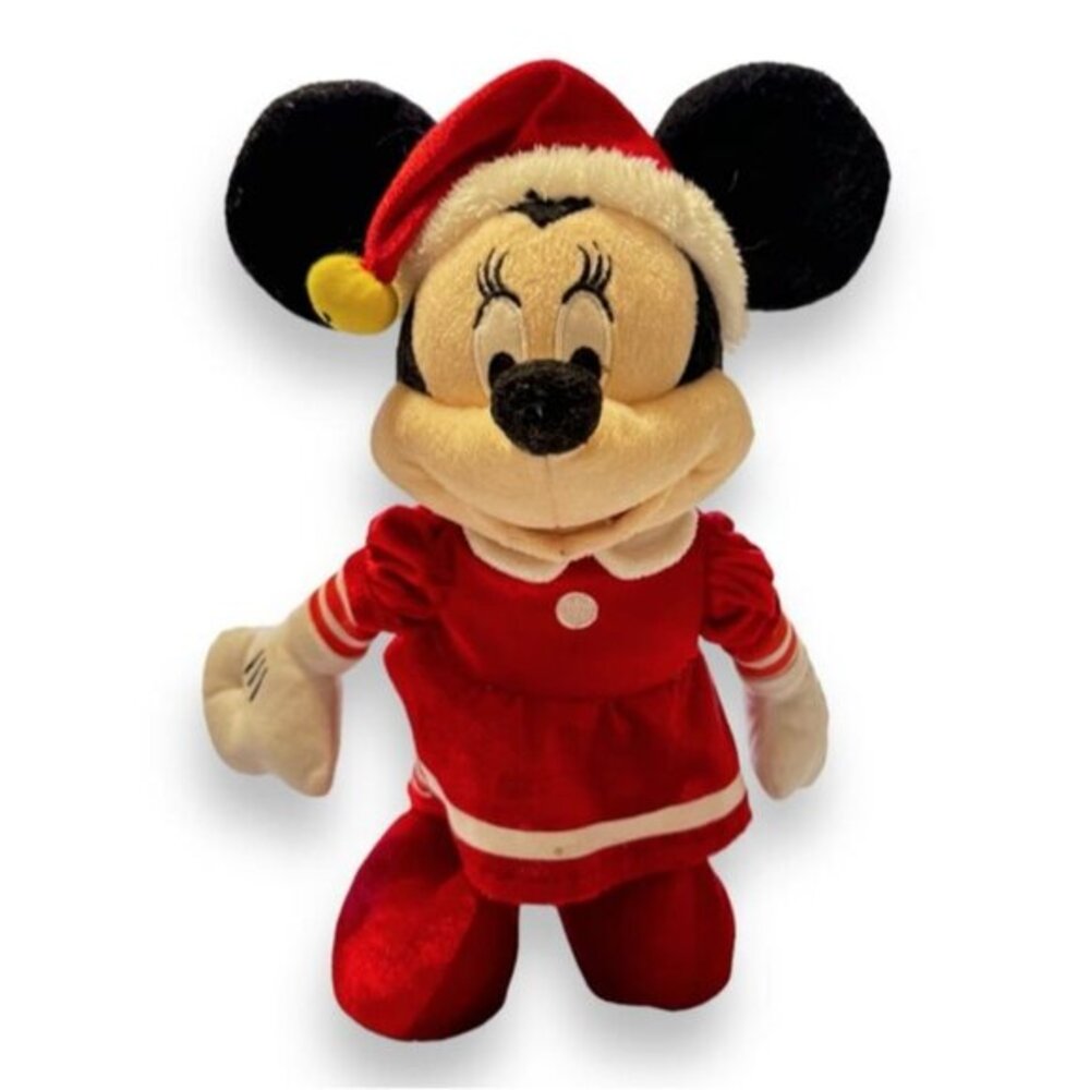Disney Just Play Animated Minnie Mouse Dances Sings Deck The Halls Plush 12"